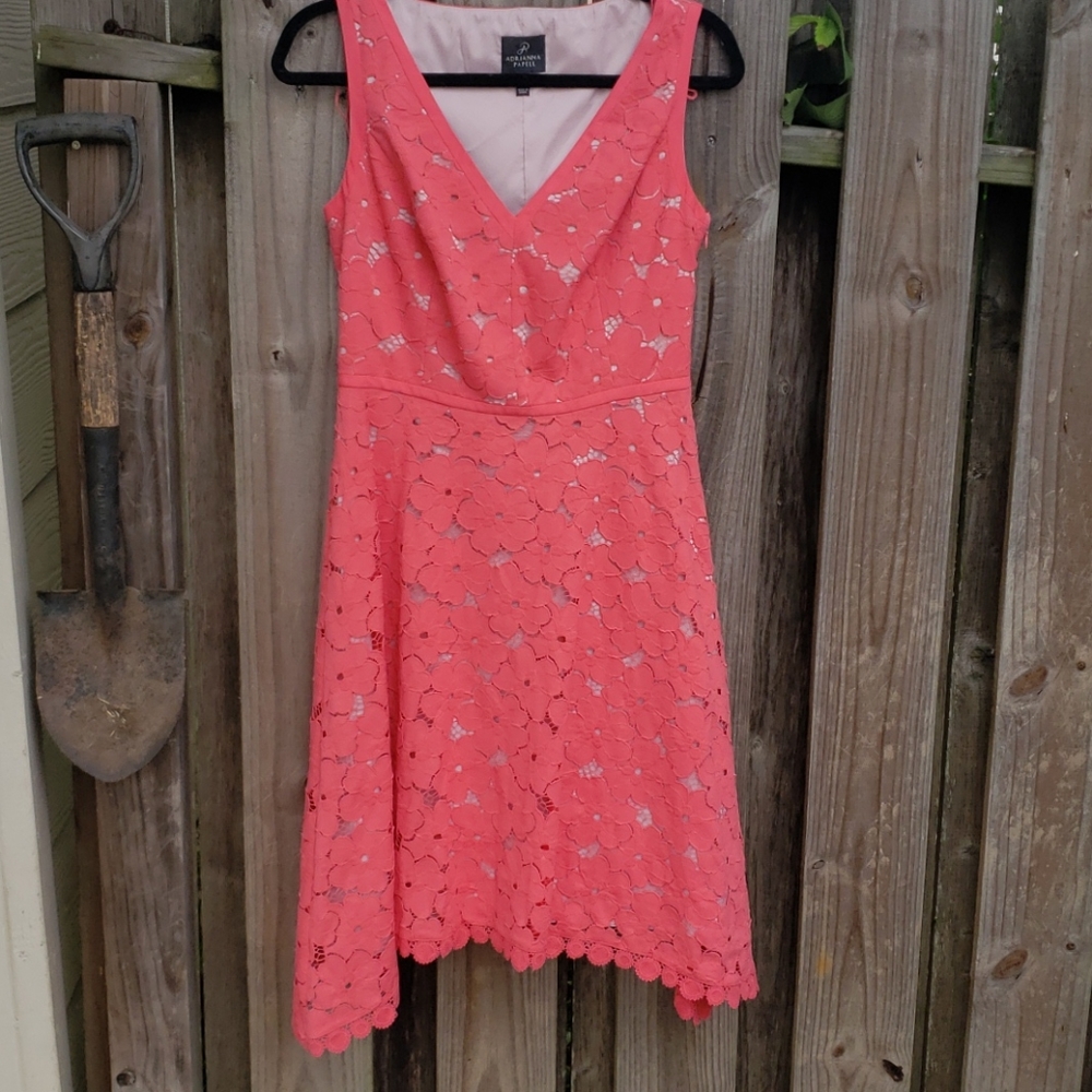 Adrianna Papell Lace Dress